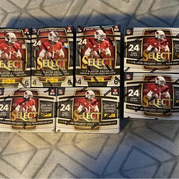 Lot of 7, Panini Select 2021 NFL Blaster Boxes - Picture 1 of 2